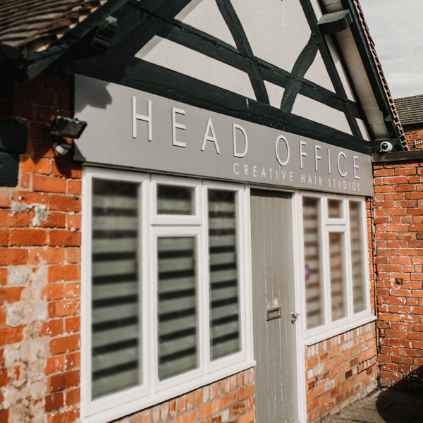 Exterior of Head Office Creative Hair Studios in Wrexham town centre