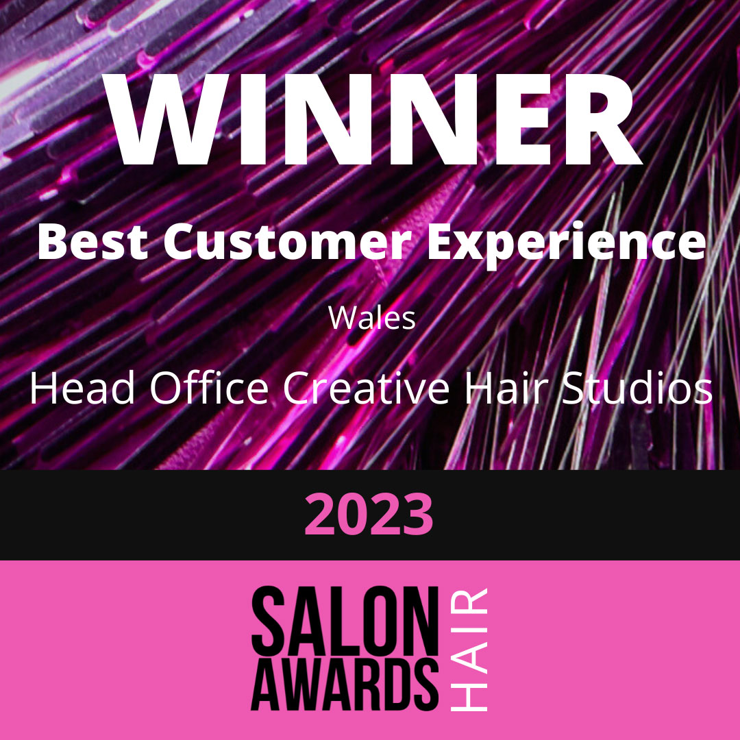 Winner - Best Customer Experience Wales at Hair Salon Awards 2023